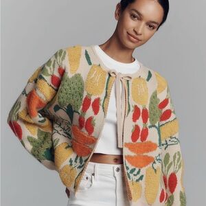 Maeve Multicolor Knit Cardigan